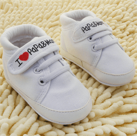 Baby toddler shoes love dad and mom - Almoni Express