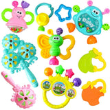 Baby Toys 3-6-12 Months Newborn Rattle 0-1 Year Old Baby Early Childhood Education Toddler Rattle Teether - AL MONI EXPRESS