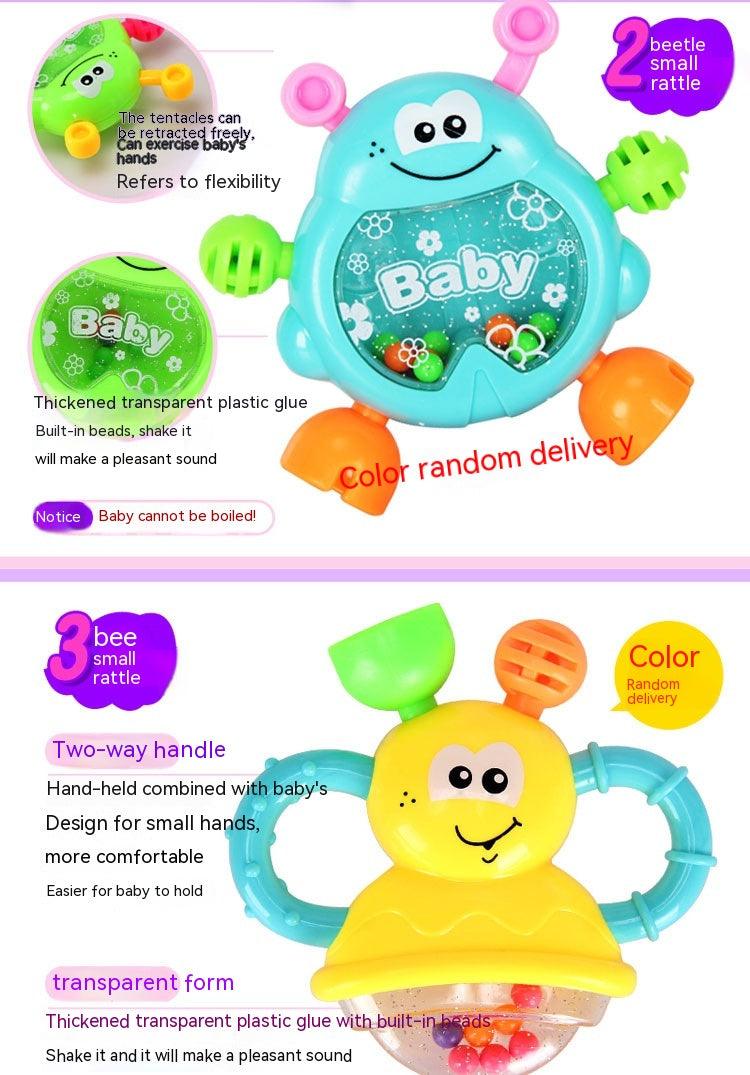 Baby Toys 3-6-12 Months Newborn Rattle 0-1 Year Old Baby Early Childhood Education Toddler Rattle Teether - AL MONI EXPRESS