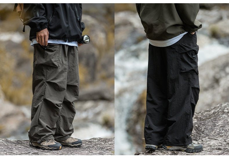 Large Pocket Landing Paratrooper Loose Outdoor Casual Working Pants