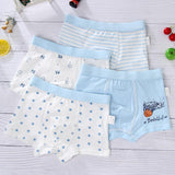 Boys Cartoon Cotton Boxer Shorts Suit - Almoni Express