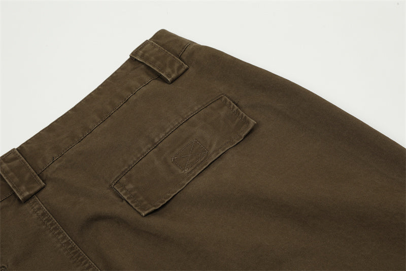 Men's Vintage Wash Loose Straight Leg Pants