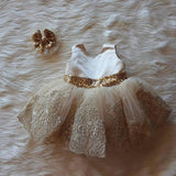 Baby Girl Skirt Flower Heavy Industry Wedding Dress