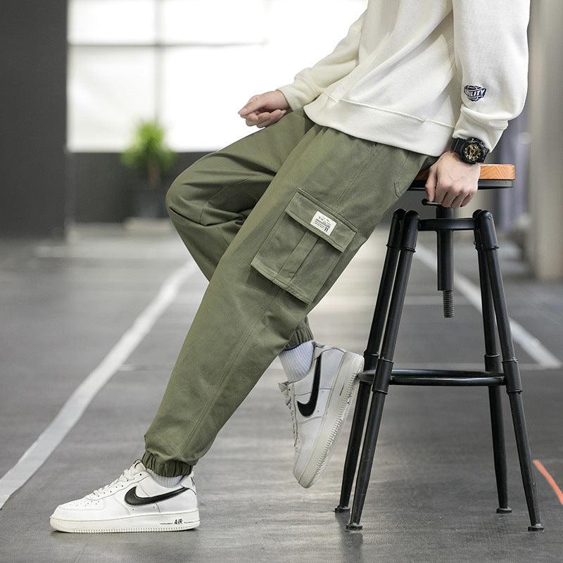 Cargo Pants Men Streetwear Joggers Casual Sweatpants Techwear Army Trousers - AL MONI EXPRESS