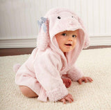 Cartoon Cute Animal Modeling Baby Bath Towels Baby Bathrobes Cotton Children's Bathrobes Baby Hooded - Almoni Express