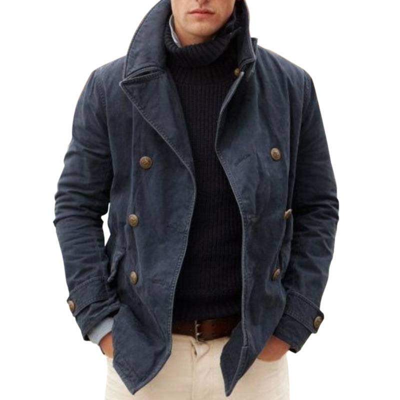 Casual Fashion Lined Solid Color Jacket - AL MONI EXPRESS