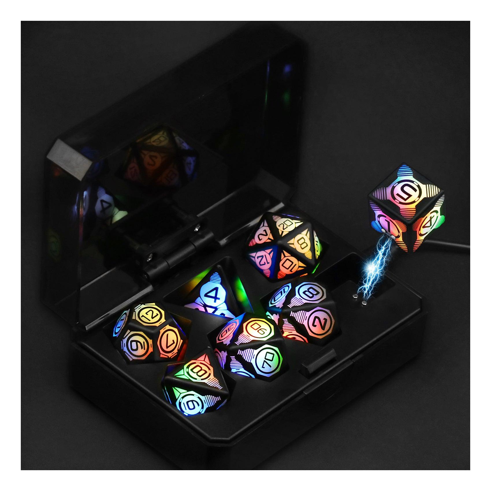 Charging Luminous Dice Chip LED - AL MONI EXPRESS