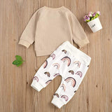 Children's Clothing Autumn Baby Boys And Girls Long-sleeve Suit Two-piece Set - Almoni Express