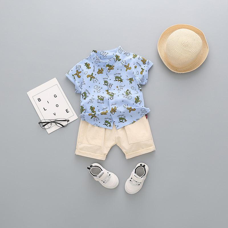 Children'S Clothing, Boys And Children'S Short-Sleeved Shorts - Almoni Express