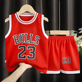 Children's Clothing Sports Basketball Wear Children's Clothing Boys' Suit - Almoni Express