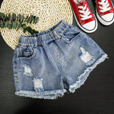 Children's Denim Shorts - Almoni Express