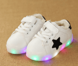 Children's Shoes Boys And Girls Colorful Light-emitting Shoes LED Children's Shoes Skidproof - Almoni Express