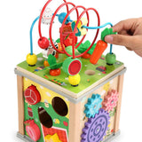 Children's Wooden Treasure Chest Multi-functional Puzzle - AL MONI EXPRESS