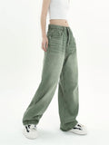 China-Chic Hip Hop Loose Straight Pants - AL MONI EXPRESS