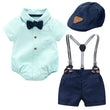 Climbing Clothes For Boys Gentlemen Romper Infant Clothes - Almoni Express