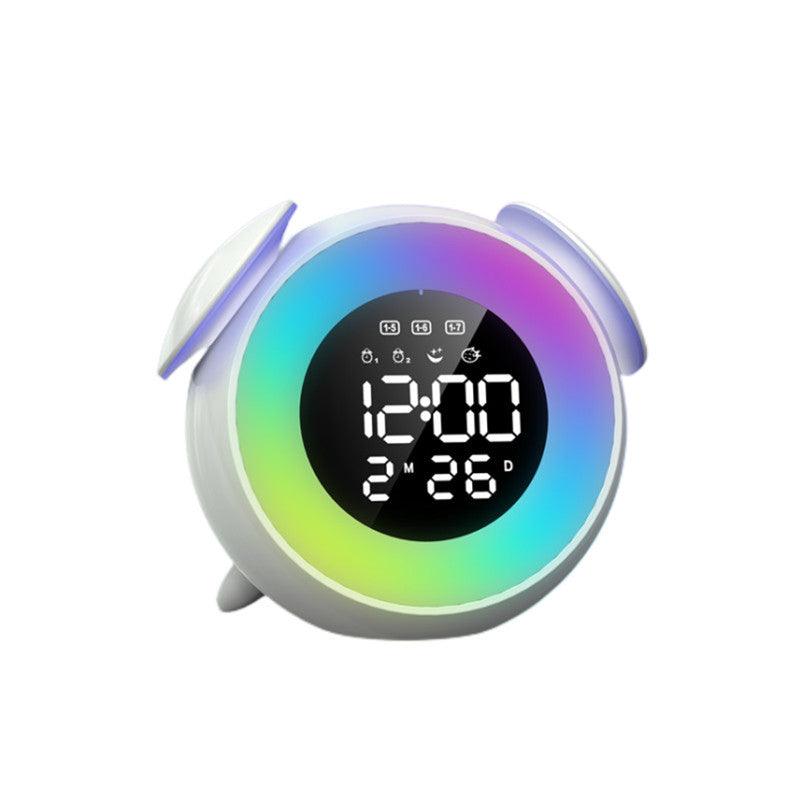 Colorful Ambience Light Multifunctional Electronic Clock - Almoni Express
