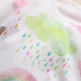 Colorful cloud baby one-piece clothes - Almoni Express