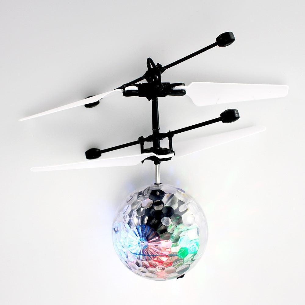 Colorful Induction Crystal Ball Suspension Light Electric Toy - Almoni Express