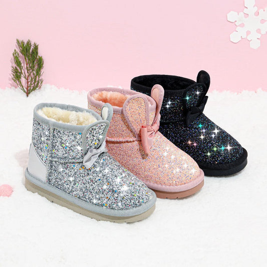 Cotton Boots For Children And Babies Thickened And Velvet - Almoni Express