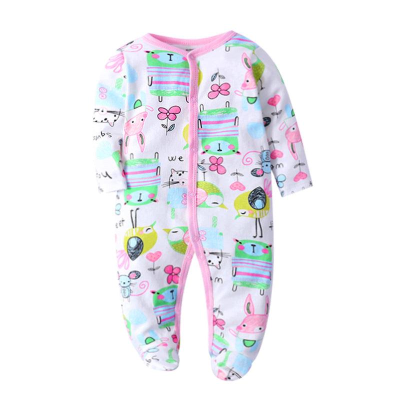 Cotton one-piece clothes baby clothes - Almoni Express