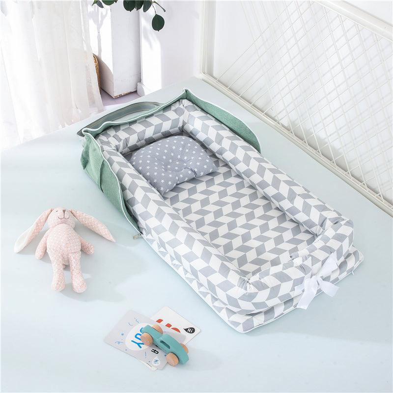 Cotton Portable Baby Crib Newborn Foldable - Almoni Express