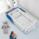 Cotton Portable Baby Crib Newborn Foldable - Almoni Express