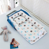 Cotton Portable Baby Crib Newborn Foldable - Almoni Express