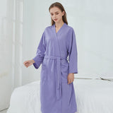 Couple Robes Sleepwear Women Men Loungewear Bathrobe - Almoni Express