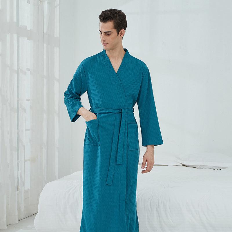 Couple Robes Sleepwear Women Men Loungewear Bathrobe - Almoni Express