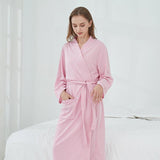 Couple Robes Sleepwear Women Men Loungewear Bathrobe - Almoni Express