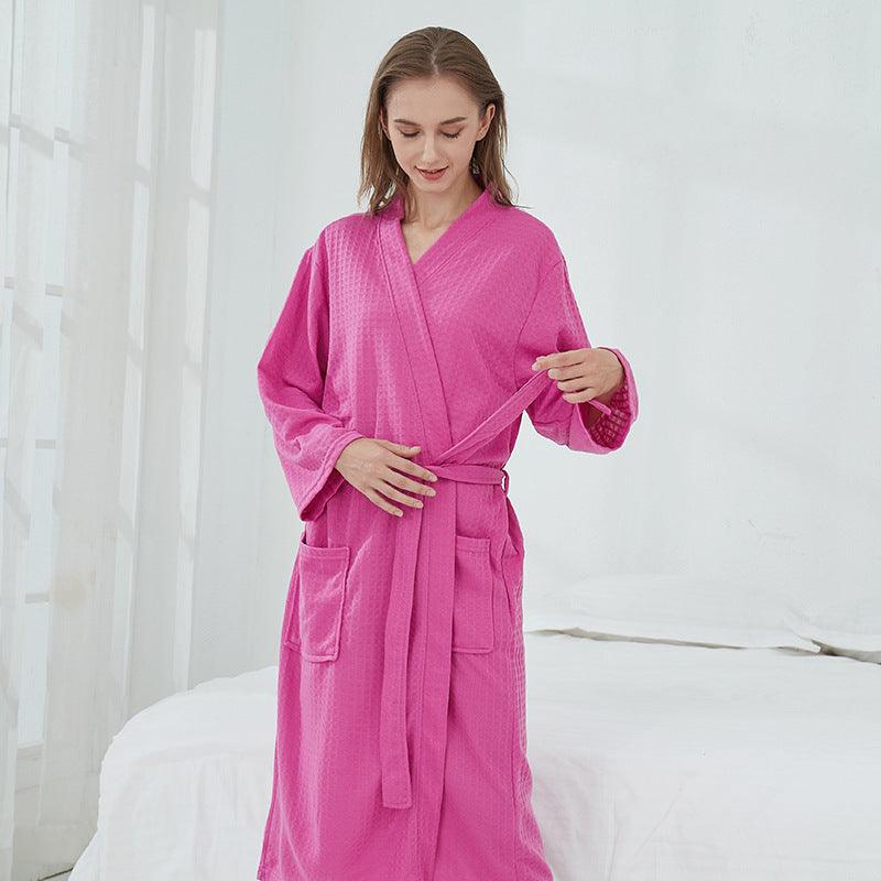 Couple Robes Sleepwear Women Men Loungewear Bathrobe - Almoni Express