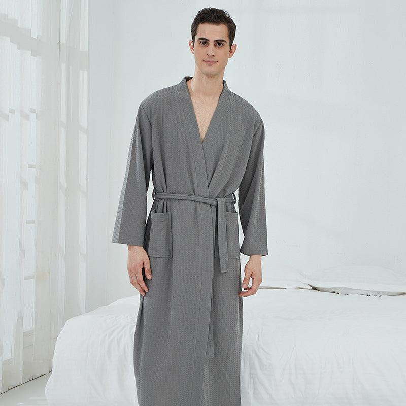 Couple Robes Sleepwear Women Men Loungewear Bathrobe - Almoni Express