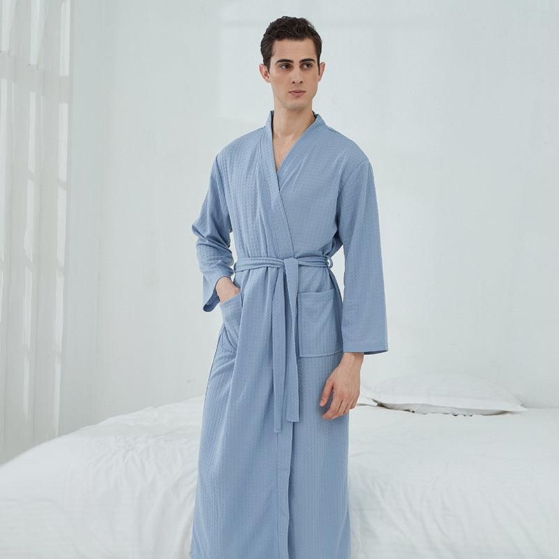 Couple Robes Sleepwear Women Men Loungewear Bathrobe - Almoni Express