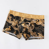 Dragon print boxer shorts - Almoni Express