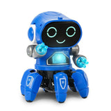 Electric Rock Robot, Music, Light, Automatic Walking, Swinging And Dancing Robot, Children's Toys - Almoni Express