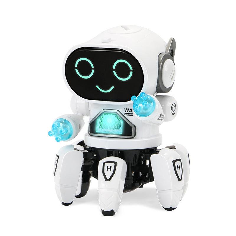 Electric Rock Robot, Music, Light, Automatic Walking, Swinging And Dancing Robot, Children's Toys - Almoni Express