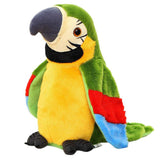 Electric Talking Parrot Plush Toy Cute Speaking Record Repeats - Almoni Express