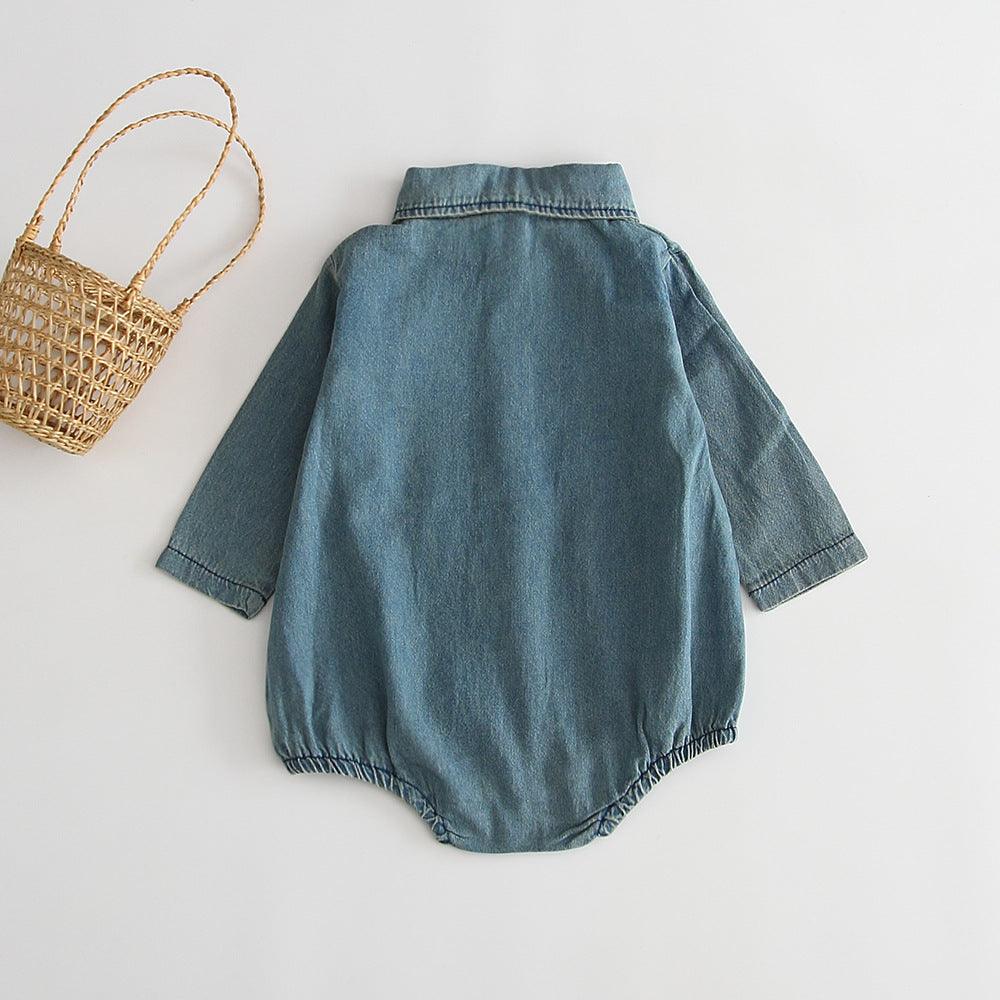 Fall denim jumpsuit - Almoni Express