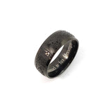 Fashionable Golden Black Doctrine Ring Etching Letters - AL MONI EXPRESS