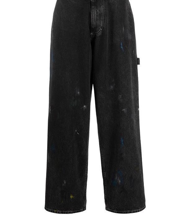 Splash Ink Paint Spots Loose Cargo Pants Men And Women