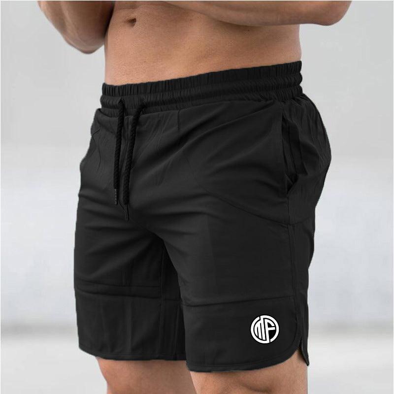 Fitness Shorts Casual Sports Running Five-Point Pants Men'S Basketball Training Quick-Drying Pants - Almoni Express