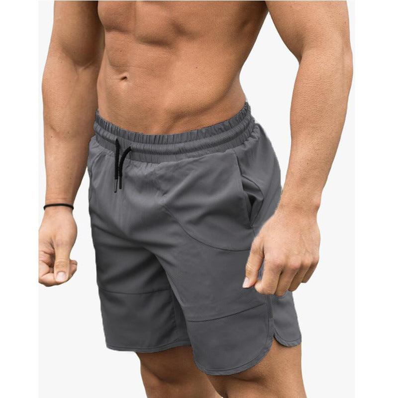 Fitness Shorts Casual Sports Running Five-Point Pants Men'S Basketball Training Quick-Drying Pants - Almoni Express