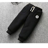 Free Shipping Baby Cotton Pants Ankle Banded Pants 0-6 Years Old Padded Fleece Trousers - Almoni Express