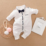 Gentleman's baby clothes long sleeve baby onesies - Almoni Express