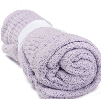 Giol Me Num Newborn Baby Blankets Super Soft Cotton Crochet Summer Candy Color Prop Crib Casual Sleeping Bed Supplies Hole Wrap - Almoni Express