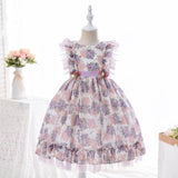 Girls Princess Dress Host Flower Girl - Almoni Express