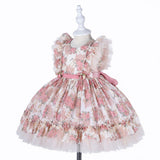 Girls Princess Dress Host Flower Girl - Almoni Express