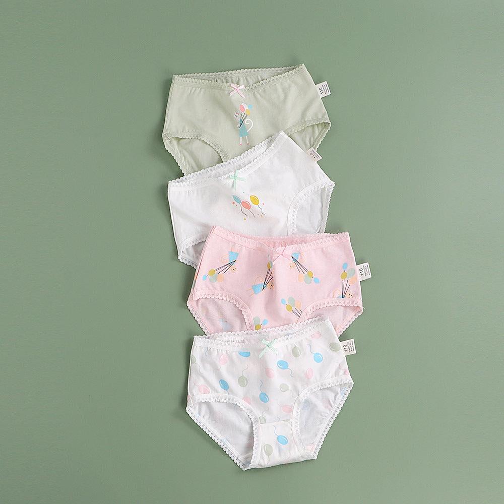 Girls' Underwear Children's Briefs Pure Cotton - Almoni Express