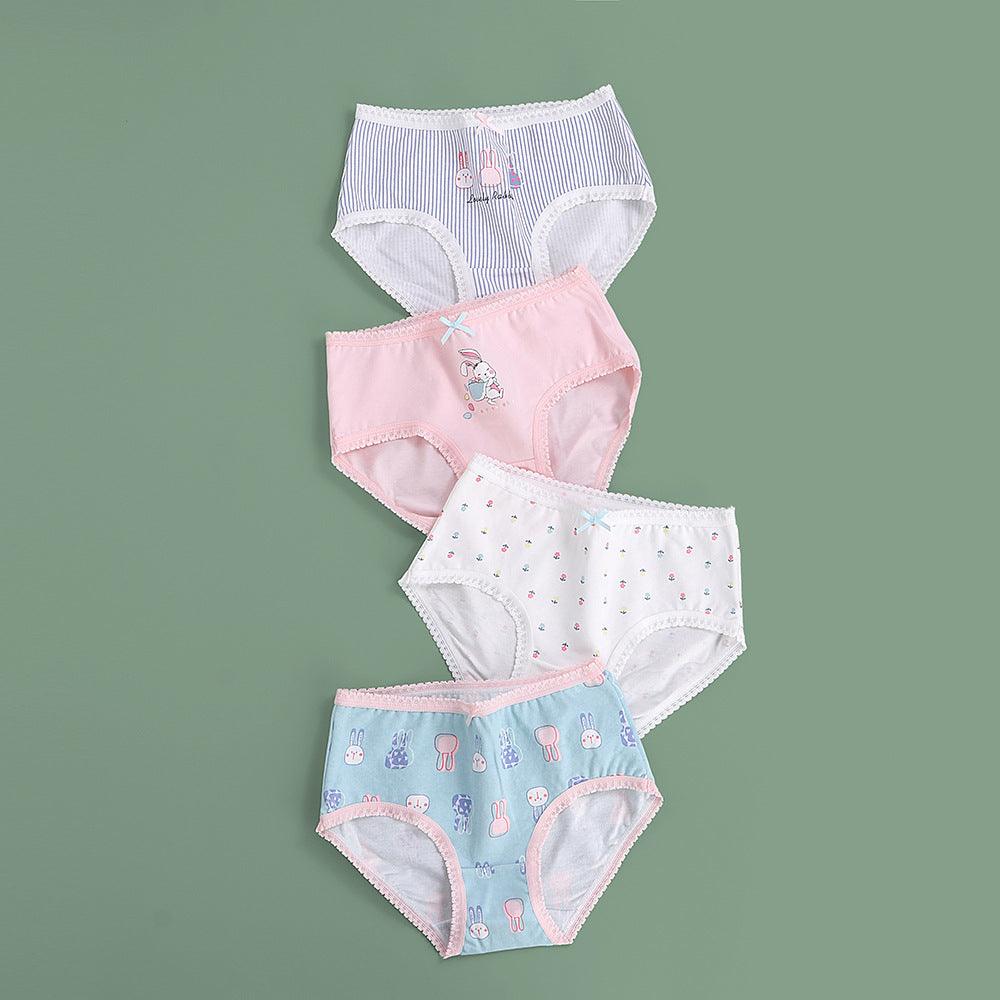 Girls' Underwear Children's Briefs Pure Cotton - Almoni Express