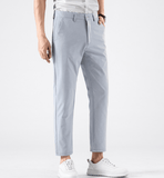 Ice Drape Men's Polyester Cropped Pants - Almoni Express